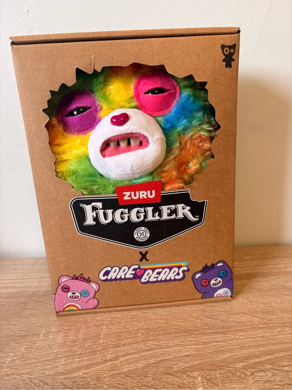 Fuggler rainbow care bear new in box